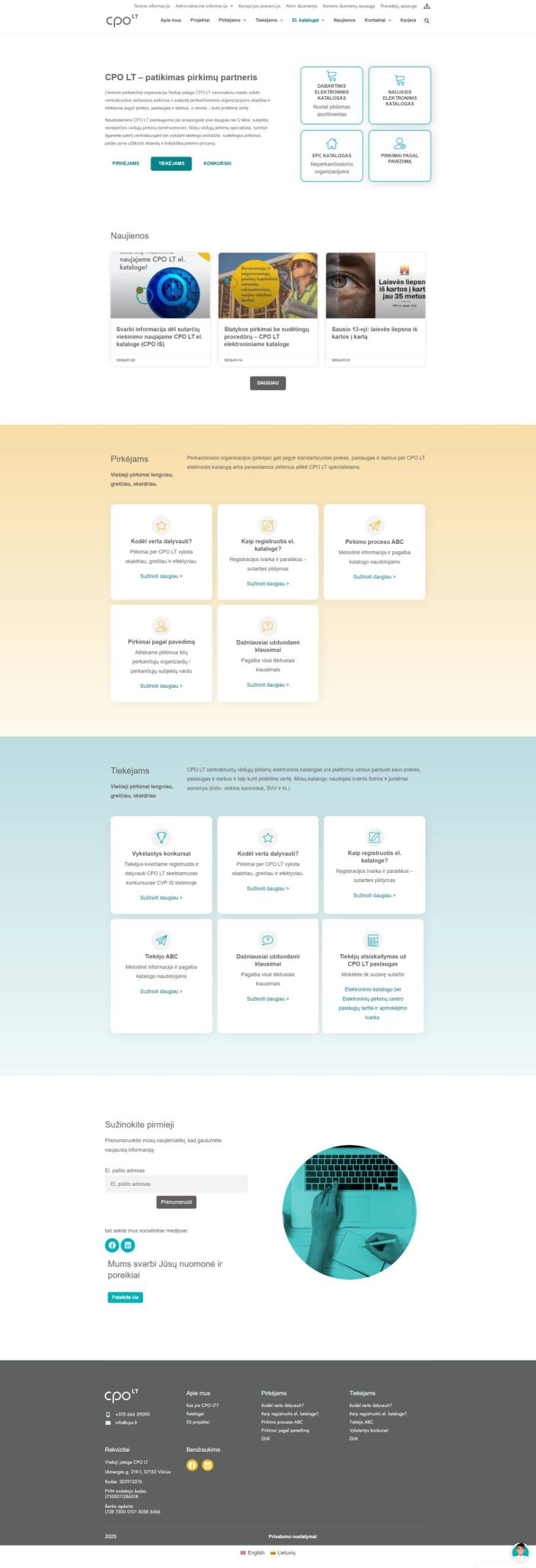 CPO LT: Usprawnienie procesów zamówień publicznych