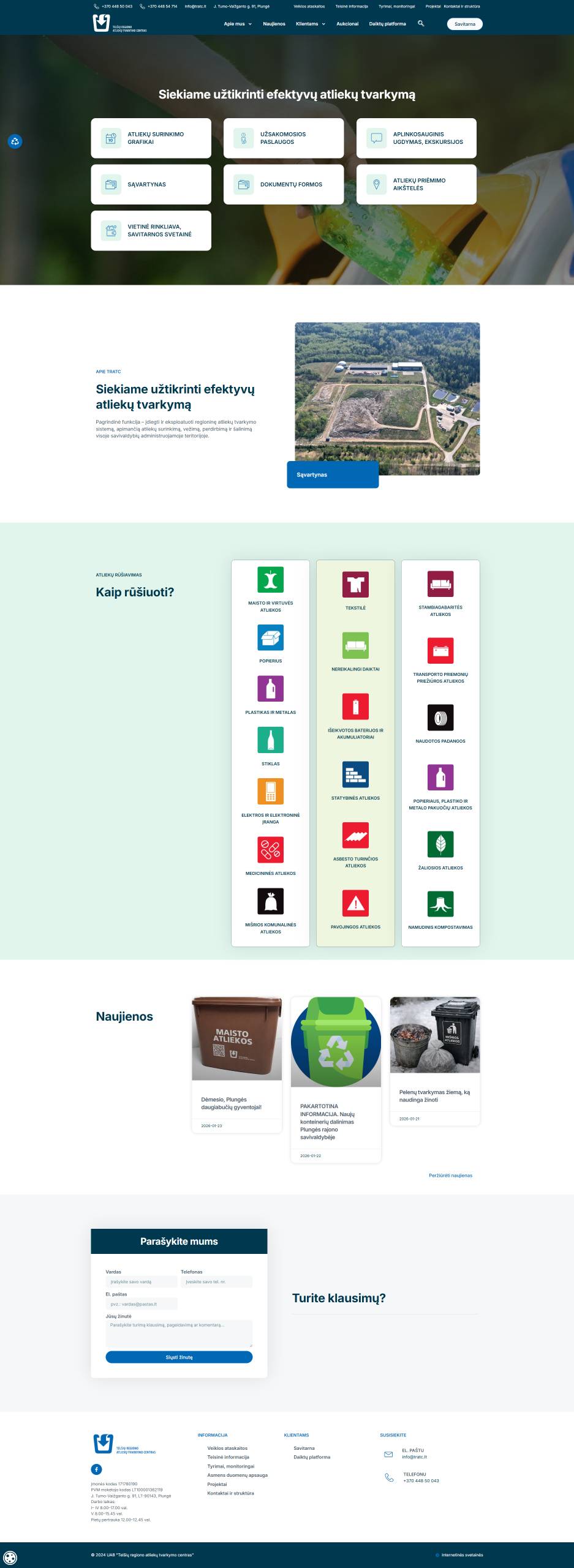 Centrum Gospodarki Odpadami Regionu Telšiai